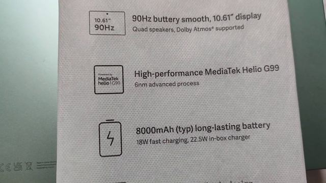 Взял себе планшет Redmi Pad. 4/128. 90Hz/SD. 8000mAh/18w Fast Charge