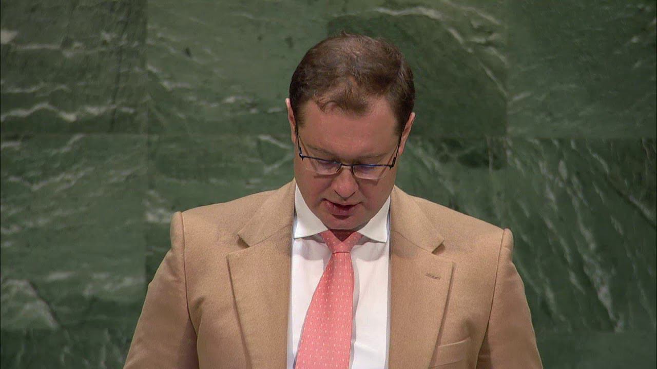 Dmitry Chumakov At The UNGA Plenary Session On The Role Of Diamonds In Fuelling Conflict