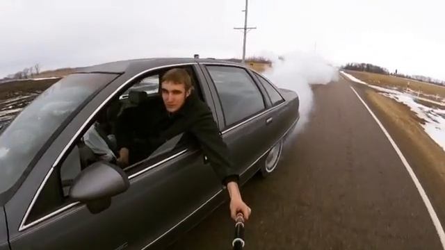 1992 caprice classic burnout GoPro смотреть онлайн