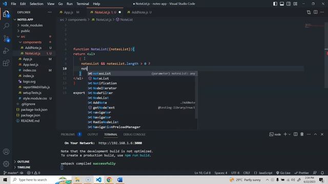 #18. Notes App - React JS Tutorial for Beginners 2023 смотреть онлайн