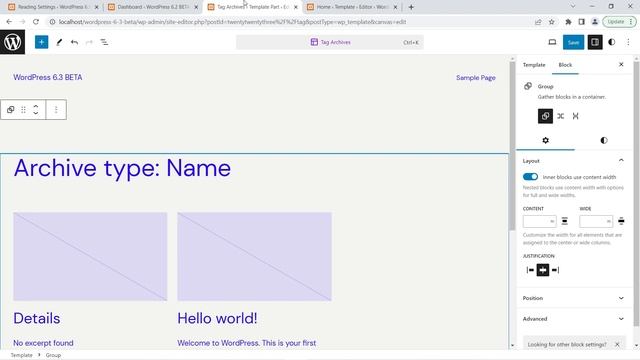 WordPress 6.3 BETA | New Blocks | Browse Mode Navigation | Content Editing | Synced Patterns смотреть онлайн