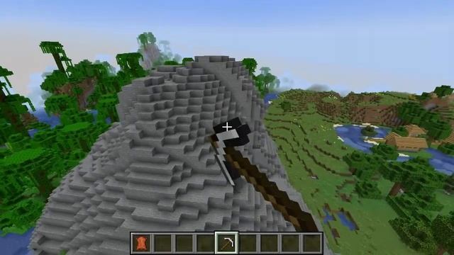 MINECRAFT Worldedit How to Make a MOUNTAIN! 1.17.1 смотреть онлайн
