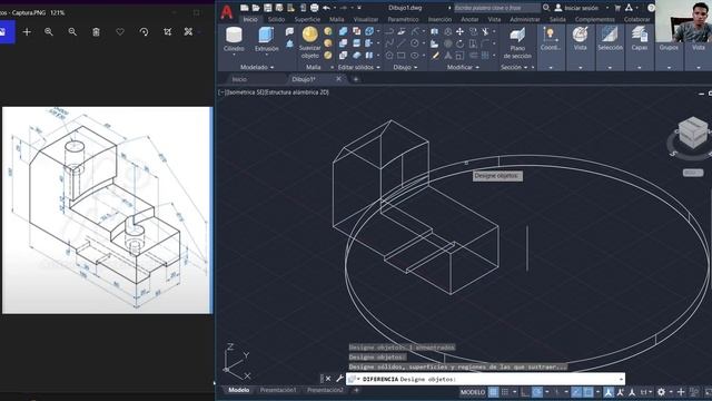DIBUJO 3D DE AUTOCAD 17 смотреть онлайн