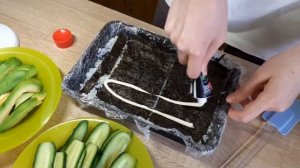 ТОРТ-СУШИ "КАЛИФОРНИЯ" / как сделать суши / как сделать роллы