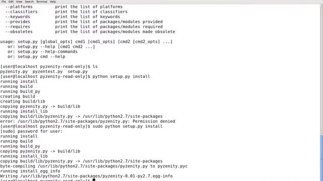 python dialog tool pyzenity test fails with ImportError No module named PyZenity смотреть онлайн