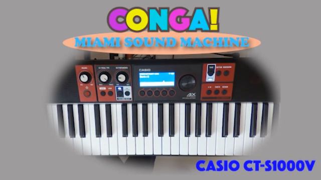 Miami Sound Machine Conga by vocal synthesizer CT-S1000V смотреть онлайн