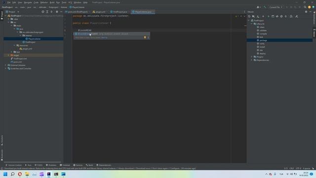 Skript'ten Java'ya - Bukkit Eklenti Geliştirme 1 - Event Handling & Komutlar смотреть онлайн