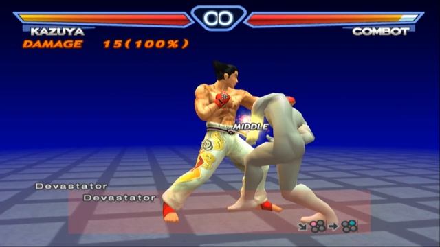 Tekken 4 - Kazuya Move List смотреть онлайн