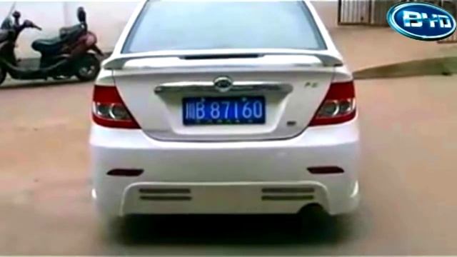 Обзор седана BYD F3 (БИД Ф3) тюнинг измененные бампера смотреть онлайн