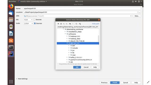 First Spark 2.4.4 App. using IntelliJ IDE in Ubuntu | Spark 101 | Scala | Part 2 | DM | DataMaking смотреть онлайн