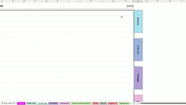 Excel Editable Digital Teacher Planner - A Quick Introduction смотреть онлайн