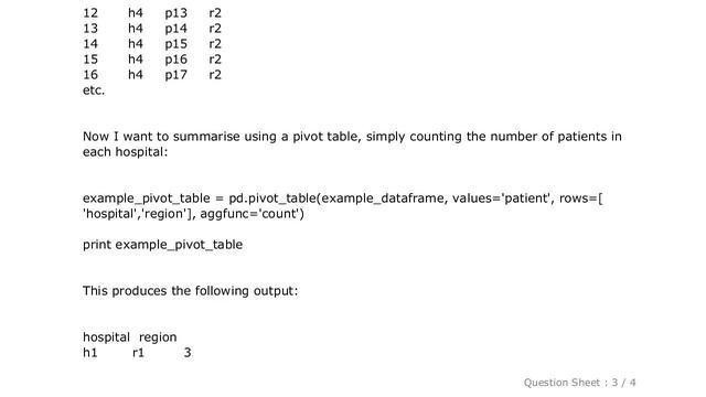 Pandas : How do I convert a pandas pivot table to a dataframe смотреть онлайн