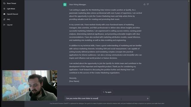 Use ChatGPT to Automate Writing Cover Letters for Job Application | Leverage AI with this Easy Guid смотреть онлайн