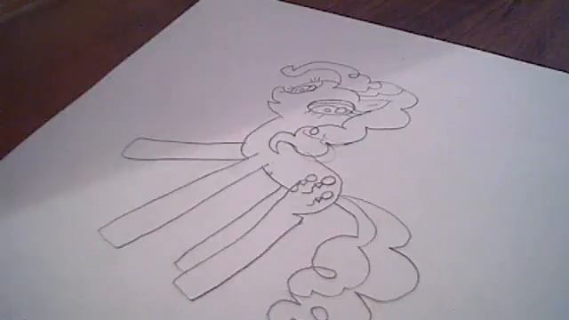 Как нарисовать пони Пинки пай. смотреть онлайн