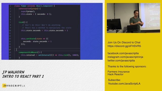 Introduction to React.JS w/JP Walhorn смотреть онлайн
