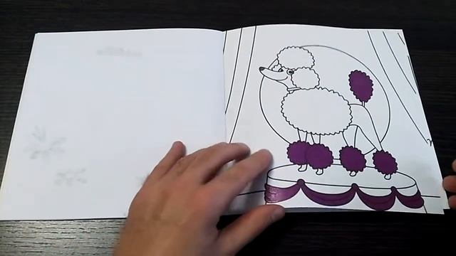 Раскраска с глиттером 