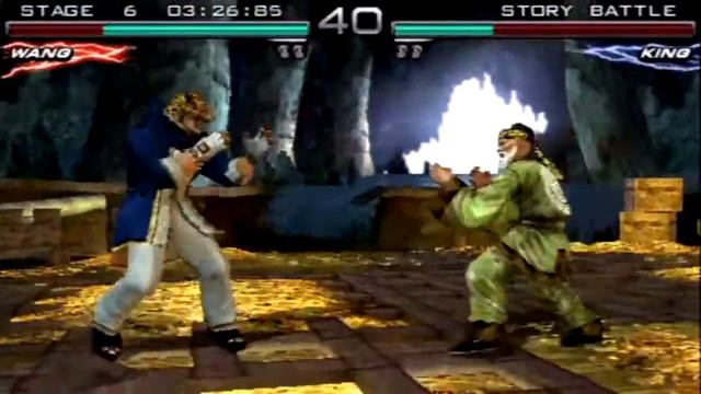 Tekken: Dark Resurrection (PSP) Story Battle as Wang смотреть онлайн