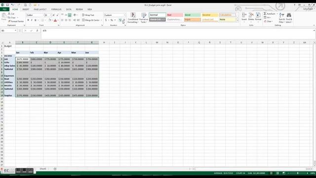 How to make a budget with a graph in Microsoft Excel // Budget // SS-2_Budget смотреть онлайн