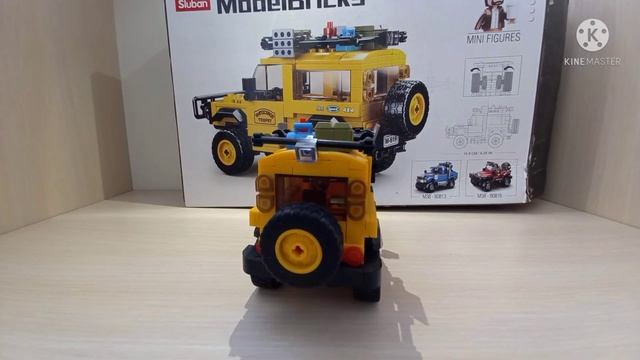 Lego Land Rover Defender. Sluban model briks M38-BO815 смотреть онлайн