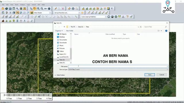 tutorial global mapper - crop peta citra online смотреть онлайн