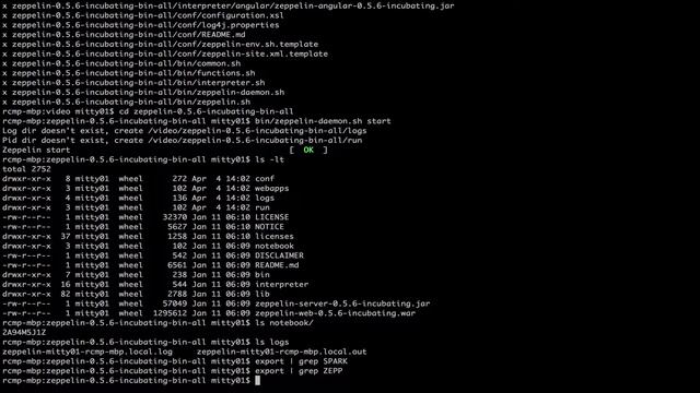 Zeppelin Quick Start on OSX v0.5.6 смотреть онлайн