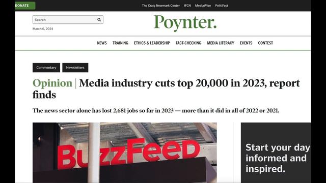 5 Ways AI Will Disrupt Journalism смотреть онлайн