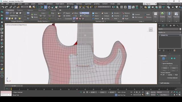 guitar modeling in 3dsmax смотреть онлайн