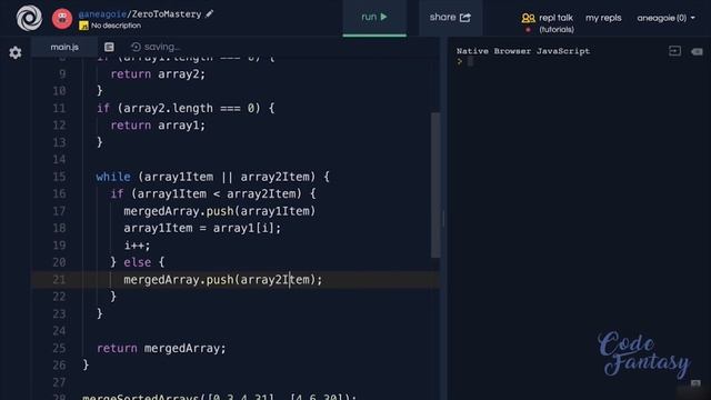 Solution - Merge Sorted Arrays | Arrays & Strings - Data Structures series смотреть онлайн