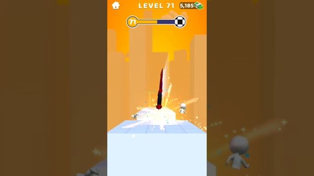 Ninja Slice Runner 3D Game | Level 71 | Sword Play! Ninja Slice Runner 3D Game YouTube Short смотреть онлайн
