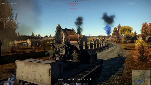 war thunder 8,8cm flak killed airplane смотреть онлайн