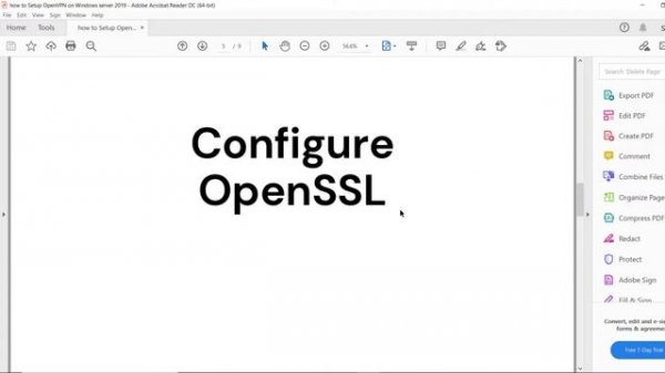 How to Install openSSL on Windows Server 2019