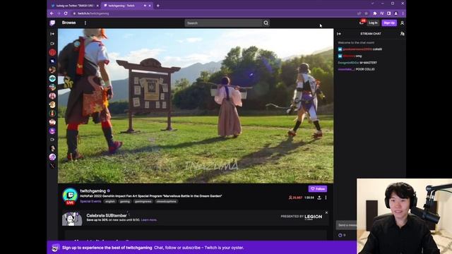 Disguised Toast is waiting for HoYoFair 2022: Genshin Impact begining! VOD from 09/24/2022 смотреть онлайн