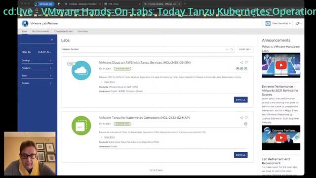 @yvessandfort live: VMware HOL: Today VMware Tanzu Kubernetes Operations смотреть онлайн