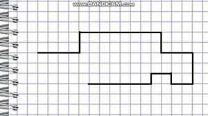Машинка. Графический диктант по клеточкам.