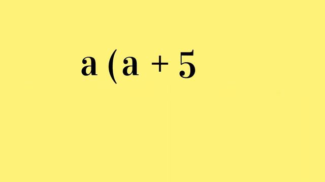 Algebra: Expanding Single Brackets смотреть онлайн