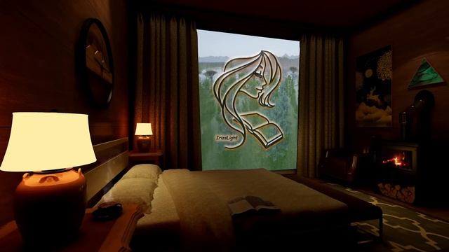 Сказка на ночь у камина для взрослых #15 без музыки смотреть онлайн