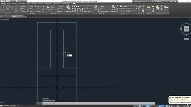 Autocad 2019 - Tutorial 6: 2D Drawings and Projections смотреть онлайн