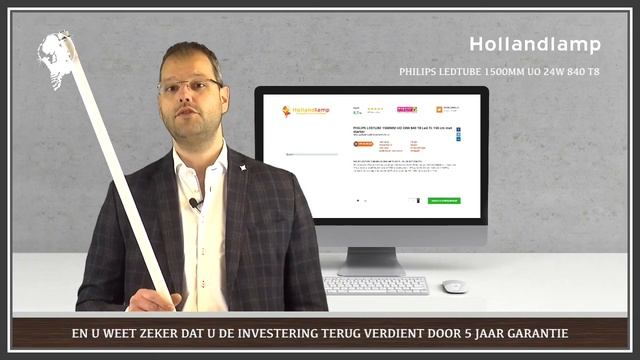 Philips Master LEDtube 1500 mm 24W 840 T8 | Hollandlamp смотреть онлайн