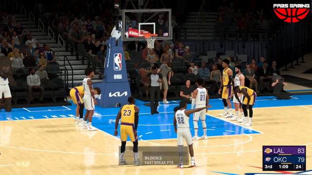 LA LAKERS vs OKC THUNDER NBA2K24 PC Gameplay February 21, 2024 LIVE NBA2K24 SIMULATION GAME смотреть онлайн