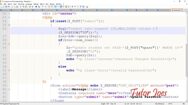 E-Library UserRequest In HTML CSS PHP MySQL Tamil Part-17 смотреть онлайн