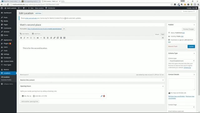 Business Profile WordPress plugin | Multiple locations | Local SEO Ranking | Preview! смотреть онлайн