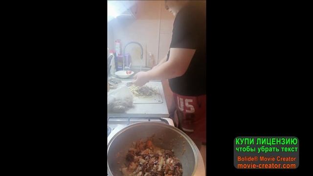 картошка с печенью в казане смотреть онлайн