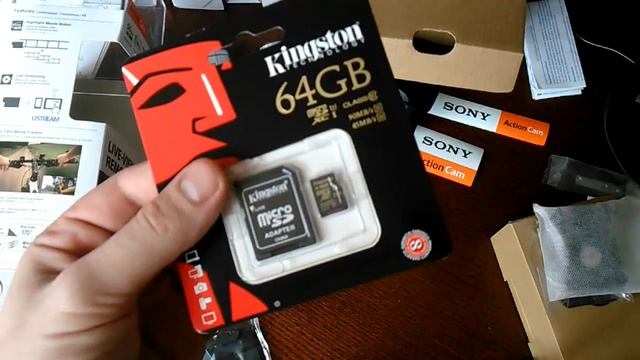 XAVC S карта памяти. (для XAVC S и 4k) Sony ActionCam