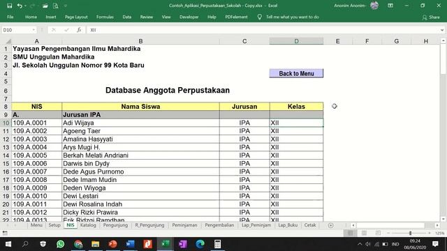 Produksi Aplikasi Perpustakaan Sekolah Berbasis Excel dan Penelitian Perpustakaan A смотреть онлайн