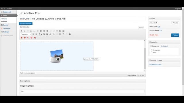 Add a news post - Charity Website Design смотреть онлайн