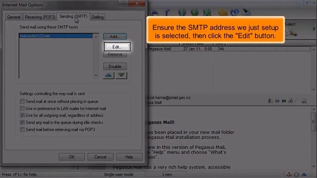 Pegasus Mail: How to Configure an IMAP Email Account смотреть онлайн