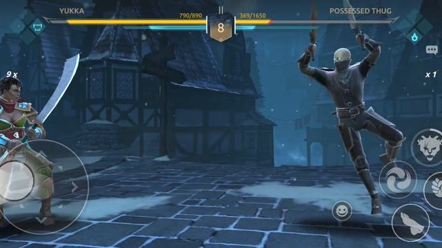 Shadow Fight Arena - Story 1 - Chapter 2: Slumbering Streets - Yukka - Gameplay 556 смотреть онлайн