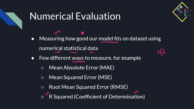 Model Evaluation (DAS41 by Myanmar Data Science) смотреть онлайн