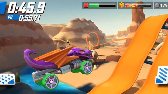 Hot Wheels Race Off the superchallenge Perfect done with game error and stunt chest смотреть онлайн