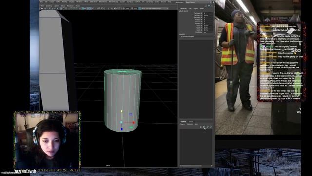 3D Modeling A NYC Subway Station In Maya For Real-Time Graphics/Games - Possibly Just A Trashcan